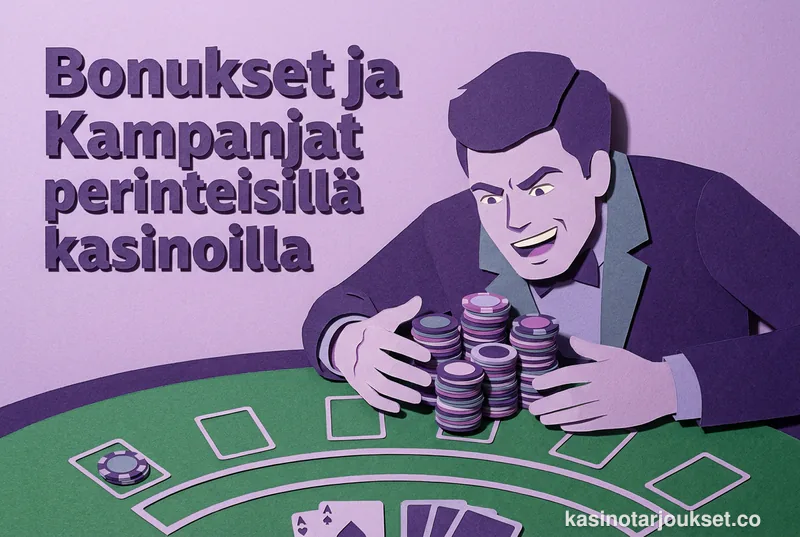 Bonukset ja Kampanjat perinteisillä kasinoilla